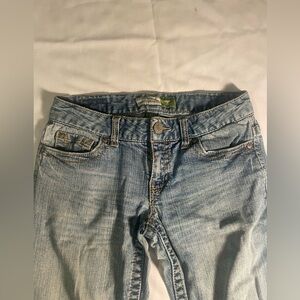 Aeropostale skinny jeans, light wash, size 3/4 short